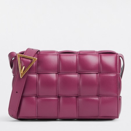 Bottega Veneta Padded Cassette Bag In Cinnabar Intrecciato Lambskin