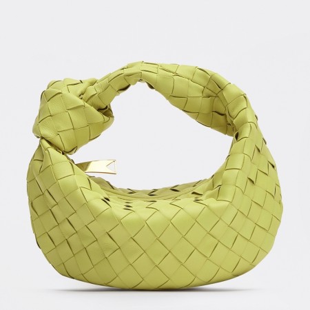 Bottega Veneta Jodie Mini Bag in Kiwi Intrecciato Lambskin