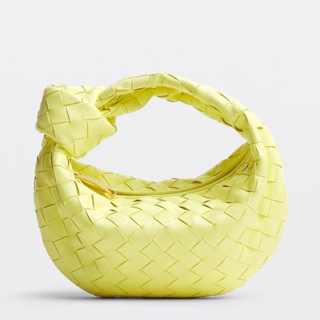 Bottega Veneta Jodie Mini Bag in Kiwi Intrecciato Lambskin