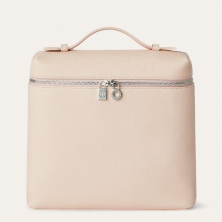 Loro Piana Extra Pocket Backpack in Cream Grained Calfskin