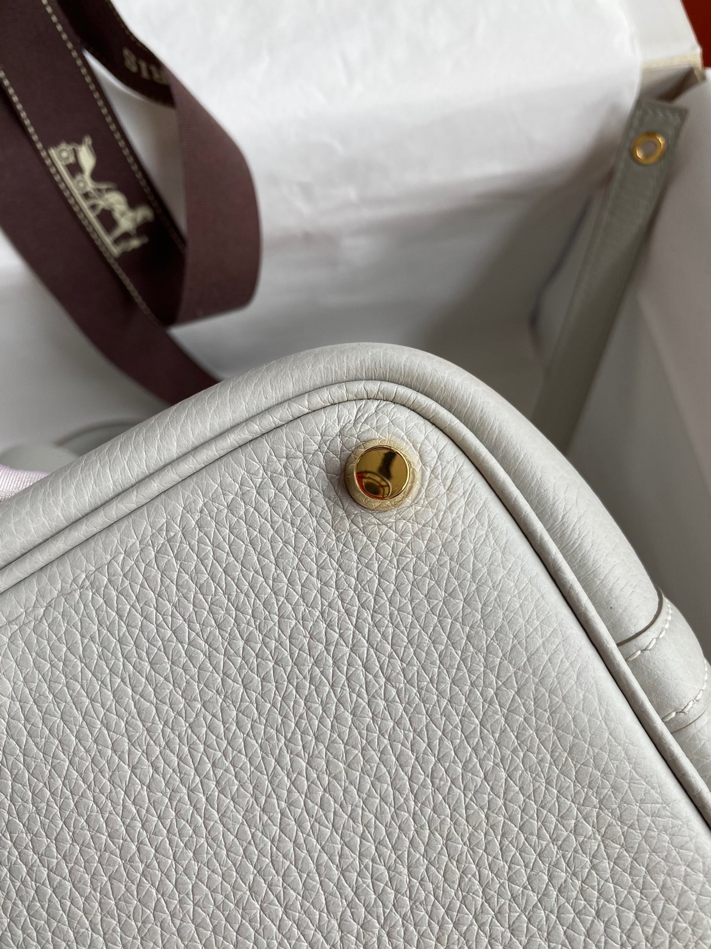 Replica Hermes Picotin Lock 18 Handmade Bag in Pearl Grey Clemence Leather