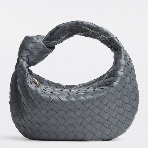 Bottega Veneta Jodie Teen Bag in Thunder Intrecciato Lambskin