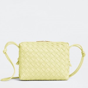 Bottega Veneta Loop Small Bag In Lantern Intrecciato Lambskin