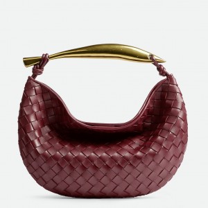 Bottega Veneta Small Sardine Bag In Barolo Intrecciato Lambskin