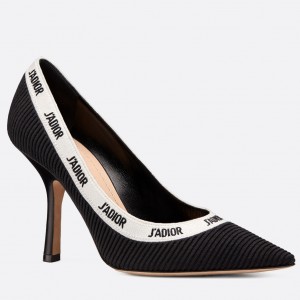 Dior J'Adior Pumps 100mm In Black Technical Fabric