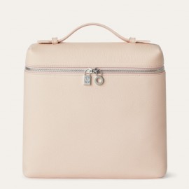 Loro Piana Extra Pocket Backpack in Cream Grained Calfskin