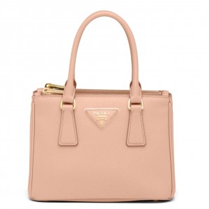 Prada Galleria Mini Bag In Powder Pink Saffiano Leather