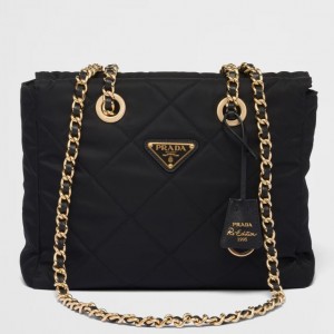Prada Re-Edition 1995 Tote Bag in Black Re-Nylon 