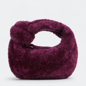 Bottega Veneta Jodie Mini Bag in Mystic Shearling