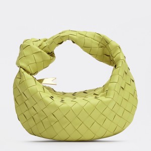 Bottega Veneta Jodie Mini Bag in Kiwi Intrecciato Lambskin