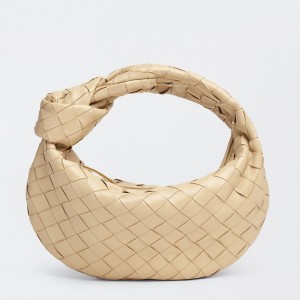 Bottega Veneta Jodie Mini Bag in Porridge Intrecciato Lambskin