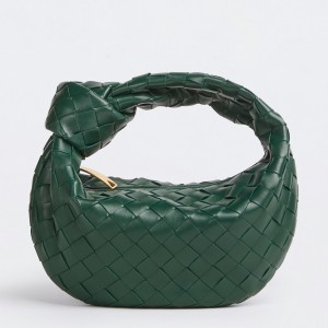 Bottega Veneta Jodie Mini Bag in Raintree Intrecciato Lambskin