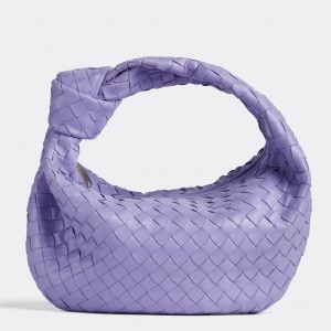 Bottega Veneta Jodie Teen Bag in Wisteria Intrecciato Lambskin