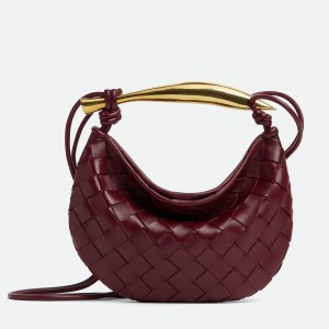 Bottega Veneta Mini Sardine Bag In Barolo Intrecciato Lambskin