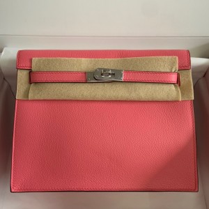 Replica Hermes Kelly Danse II Bag In Gris Tourterelle Evercolor Calfskin