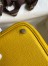 Hermes Picotin Lock 18 Handmade Bag in Jaune Ambre Clemence Leather