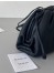 Bottega Veneta Mini Pouch with Strap in Black Calfskin