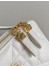 Dior Caro Box Bag with Chain in White Macrocannage Calfskin