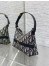 Dior 30 Montaigne Cigale Mini Bag in Blue Oblique Jacquard