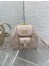 Dior Caro Small Backpack in Beige Macrocannage Lambskin