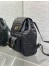 Dior Caro Medium Backpack in Black Macrocannage Lambskin