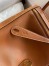 Hermes Lindy 30 Handmade Bag In Gold Doblis Suede Calfskin