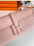 Hermes Jige Elan 29 Clutch Bag In Pink Epsom Leather