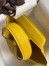 Hermes Picotin Lock 18 Handmade Bag in Jaune Ambre Clemence Leather