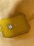 Hermes Picotin Lock 18 Handmade Bag in Jaune Ambre Clemence Leather