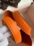 Hermes Picotin Lock 18 Handmade Bag in Orange Clemence Leather