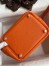 Hermes Picotin Lock 18 Handmade Bag in Orange Clemence Leather