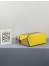 Loewe Puzzle Mini Bag In Ochre/White/Yellow Calfskin