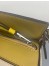 Loewe Puzzle Mini Bag In Ochre/White/Yellow Calfskin
