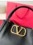 Valentino Alltime Medium Bag in Black Grained Calfskin 