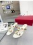 Valentino Roman Stud Slide Sandals 60mm In White Calfskin