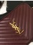 Saint Laurent Lou Camera Bag in Bordeaux Quilted Leather