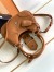 Prada Moon Bag in Brown Padded Nappa Leather