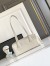 Prada Medium Top-handle Bag in White Leather with Padlock