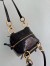 Prada Dangle Top-handle Mini Bag in Burgundy Vintage Leather