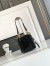 Prada Dangle Top-handle Mini Bag in Black Vintage Leather