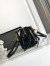 Prada Dangle Top-handle Mini Bag in Black Vintage Leather