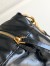 Prada Dangle Top-handle Mini Bag in Black Vintage Leather