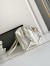 Prada Dangle Top-handle Medium Bag in White Vintage Leather