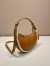 Prada Arque Small Shoulder Bag in Brown Leather with Shearling 