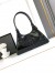 Prada Medium Tote Bag in Black Vintage Leather