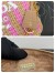 Prada Re-Edition 2005 Bag in Beige and Pink Stripe Raffia