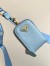 Prada Re-Edition 2005 Shoulder Bag in Light Blue Saffiano Leather