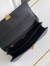 Prada Soft Sound Medium Shoulder Bag in Black Calfskin
