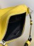 Prada Triangle Shoulder Bag In Yellow Saffiano Leather