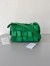 Bottega Veneta Cassette Fringed Bag In Parakeet Lambskin